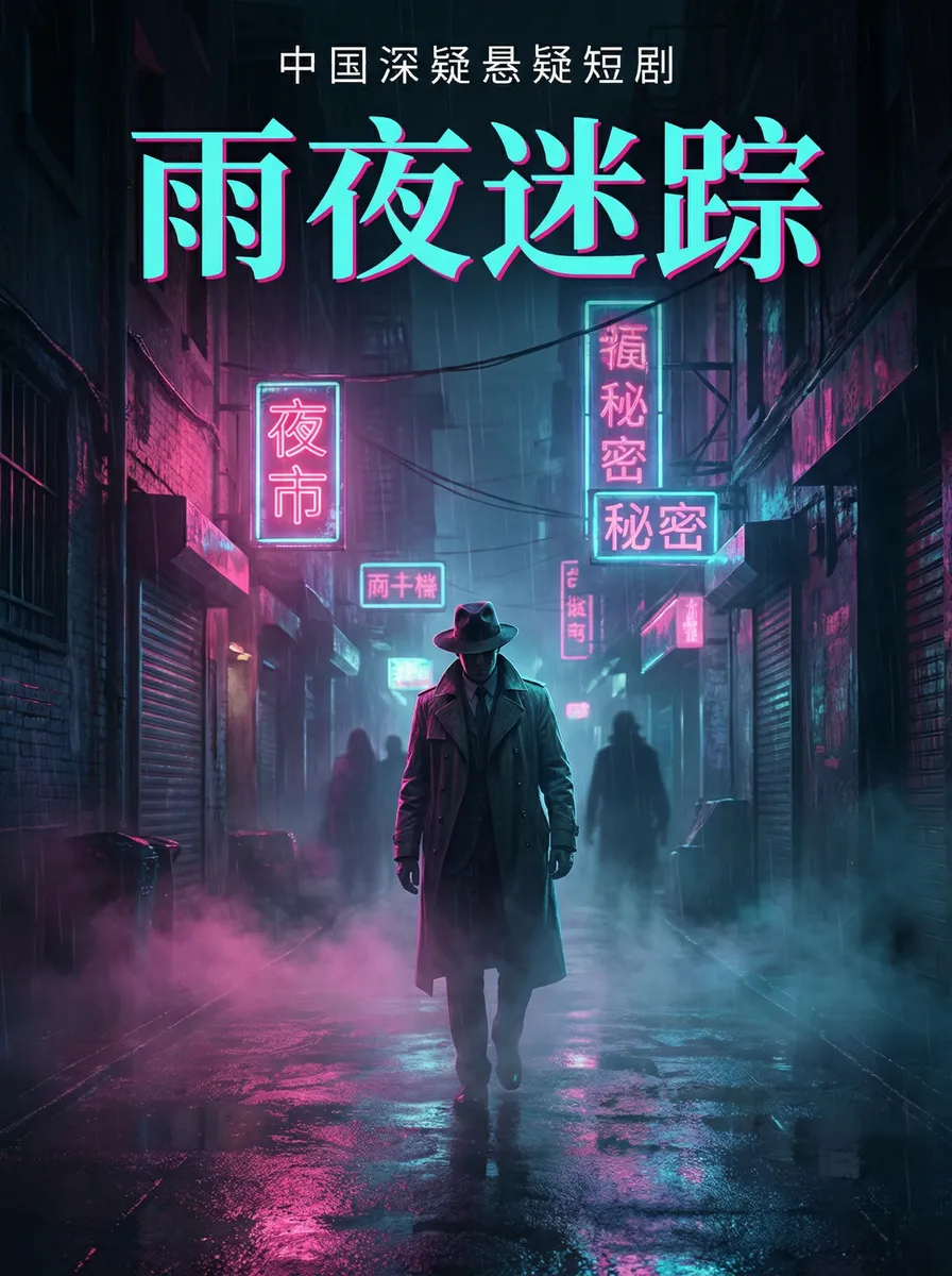 天天爱去电影 悬疑追踪短剧 - 雨夜迷踪海报